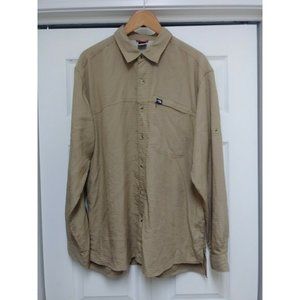The North Face Mens Shirt XL‎ Long Tab Sleeve Butto